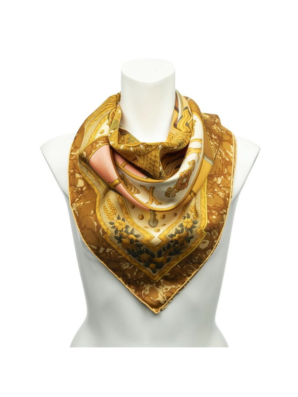 Hermes Scarf Yellow
